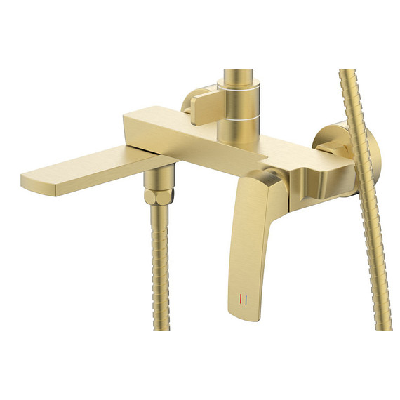 Душевая стойка Azario Conda AZ-K2411MG, золото матовое - фото 4