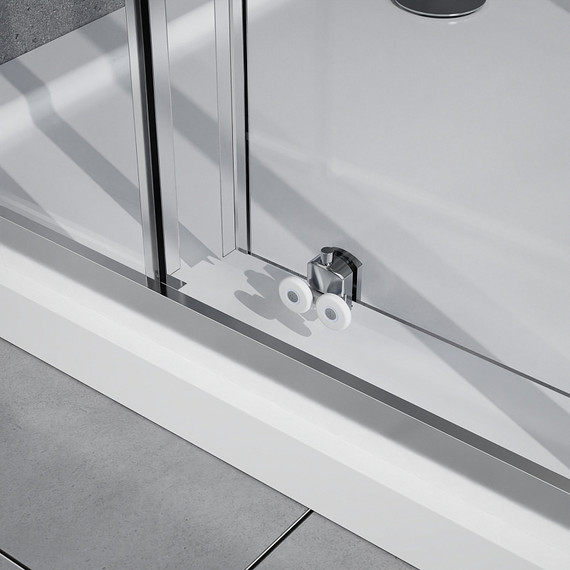 Душевое ограждение Azario VIENNA 90х90 см AZ-R36-90-CH-CL, хром/прозрачное - фото 4