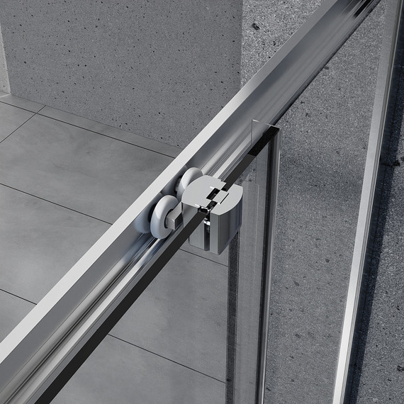 Душевое ограждение Azario VIENNA 90х90 см AZ-R36-90-CH-CL, хром/прозрачное - фото 5