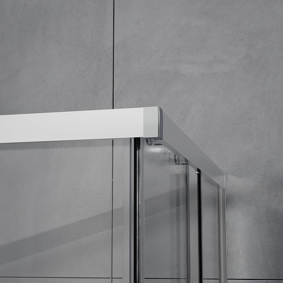 Душевое ограждение Azario VIENNA 90х90 см AZ-R36-90-CH-CL, хром/прозрачное - фото 6