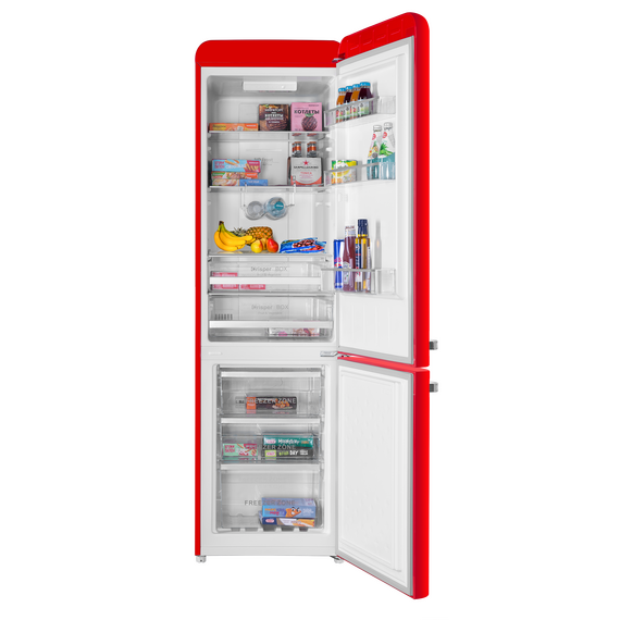 Двухкамерный холодильник Maunfeld MFF186NFRB - фото 30