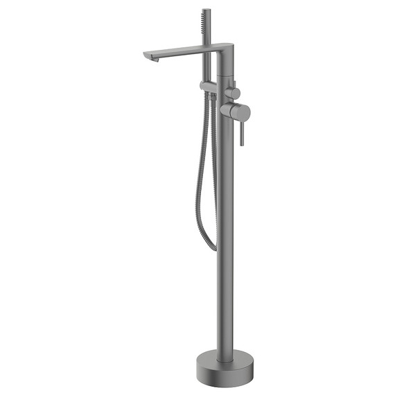 Смеситель для ванны Azario Rimini AZ-K3110GR (со скрытой частью) графит - фото 