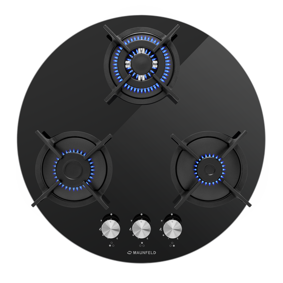 Газовая варочная поверхность Maunfeld EGHG.43.23CB/G (чёрное стекло) - фото 5