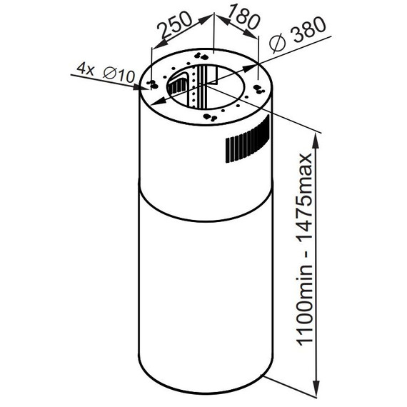 Вытяжка Maunfeld LEE PUSH 39 INOX - фото 27