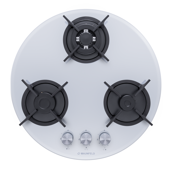 Газовая варочная поверхность Maunfeld EGHG.43.23CW/G (белое стекло) - фото 11