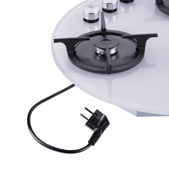 Газовая варочная поверхность Maunfeld EGHG.43.23CW/G (белое стекло) - фото 10