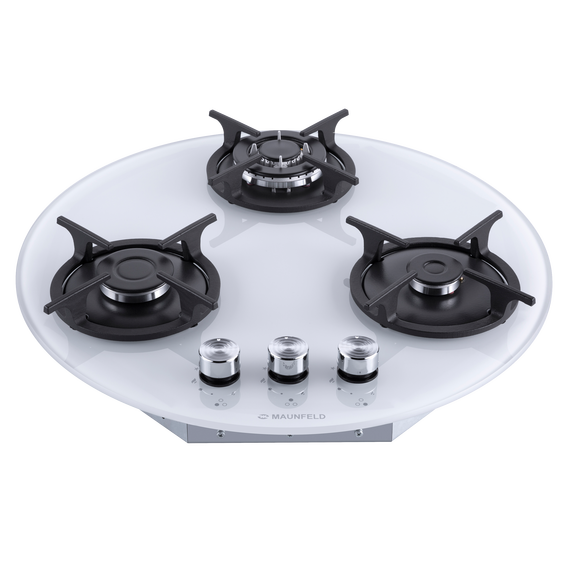 Газовая варочная поверхность Maunfeld EGHG.43.23CW/G (белое стекло) - фото 6