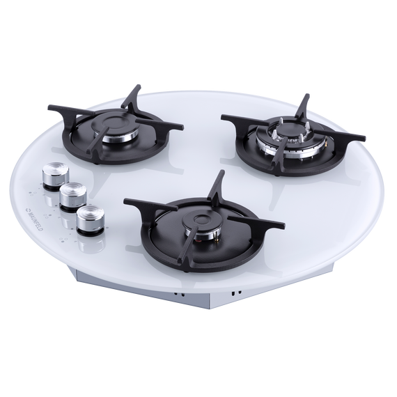 Газовая варочная поверхность Maunfeld EGHG.43.23CW/G (белое стекло) - фото 4