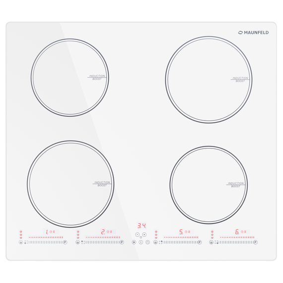 Индукционная варочная поверхность Maunfeld CVI594SWH - фото 