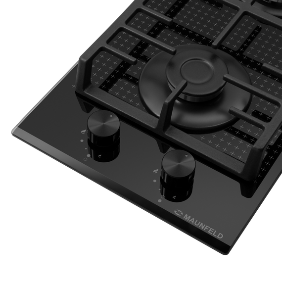 Газовая варочная поверхность Maunfeld EGHG.32.73CB2/G (чёрное стекло) - фото 10
