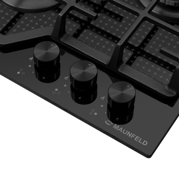 Газовая варочная поверхность Maunfeld EGHG.43.73CB2/G (чёрное стекло) - фото 10