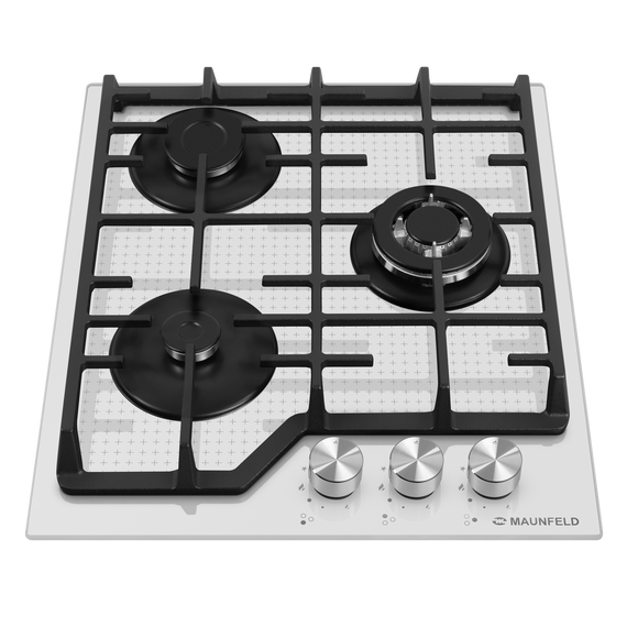 Газовая варочная поверхность Maunfeld EGHG.43.73CW/G (белое стекло) - фото 6