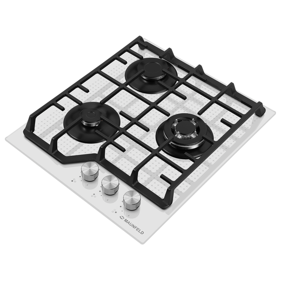 Газовая варочная поверхность Maunfeld EGHG.43.73CW/G (белое стекло) - фото 12