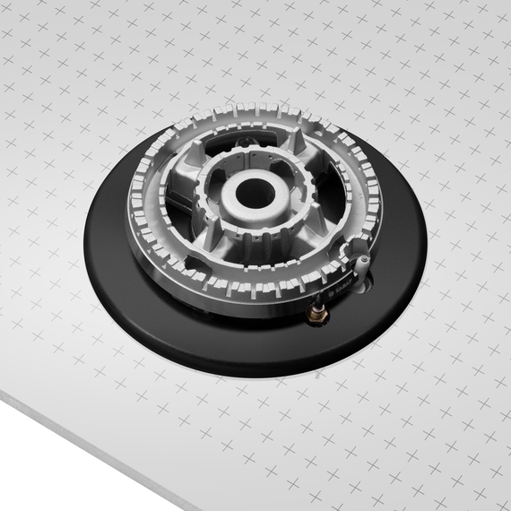 Газовая варочная поверхность Maunfeld EGHG.43.73CW/G (белое стекло) - фото 5