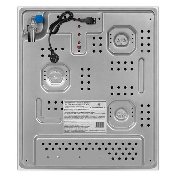 Газовая варочная поверхность Maunfeld EGHG.43.73CW/G (белое стекло) - фото 10