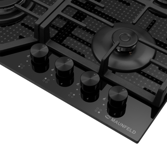 Газовая варочная поверхность Maunfeld EGHG.64.73CB2/G (чёрное стекло) - фото 5
