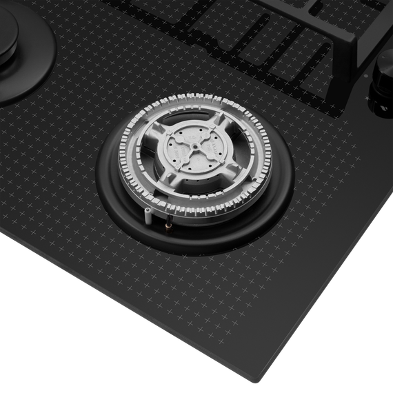 Газовая варочная поверхность Maunfeld EGHG.64.73CB2/G (чёрное стекло) - фото 8