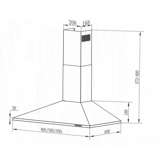 Вытяжка Maunfeld CORK 50 Inox - фото 9