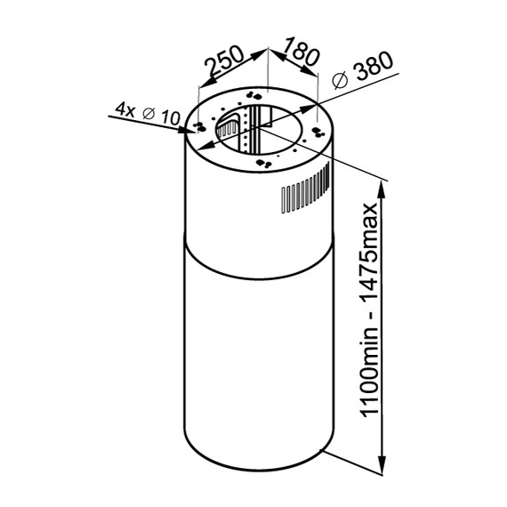 Вытяжка Maunfeld LEE PUSH 39 INOX - фото 9