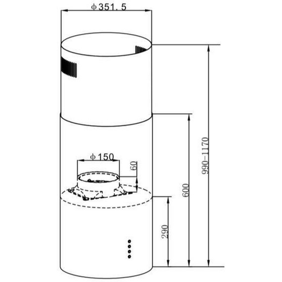 Вытяжка Maunfeld Lee Light Isla 35 Black - фото 13