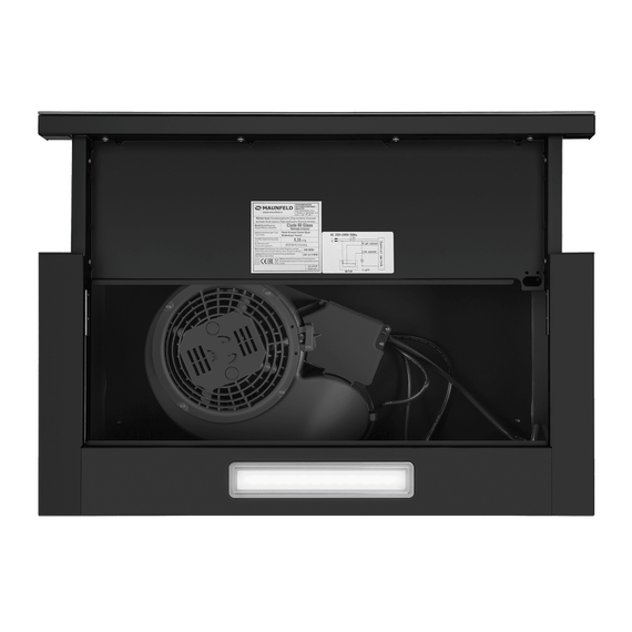 Вытяжка Maunfeld Clyde 60 Glass Black (чёрное стекло) - фото 6