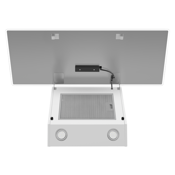 Вытяжка Maunfeld EAGLE 850 90 Glass White (белое стекло) - фото 2