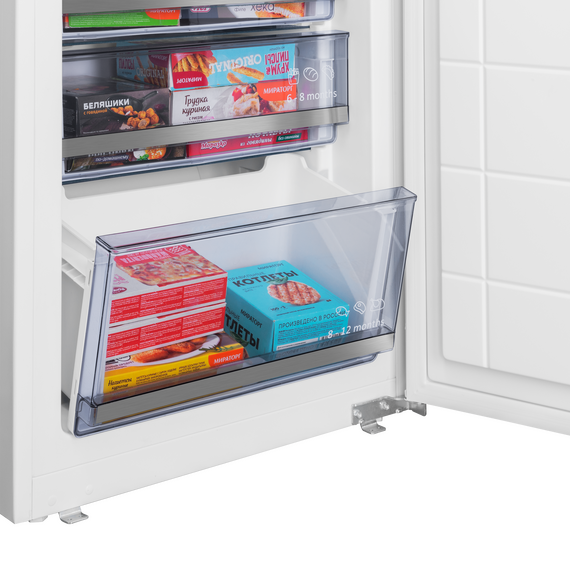 Встраиваемый двухкамерный холодильник Maunfeld MBF19369NFWGR LUX - фото 10