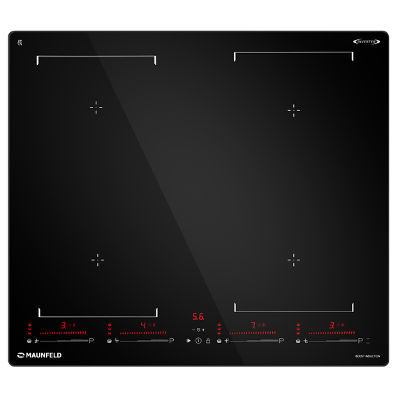 Индукционная варочная поверхность Maunfeld CVI604SBEXWH Inverter - фото 