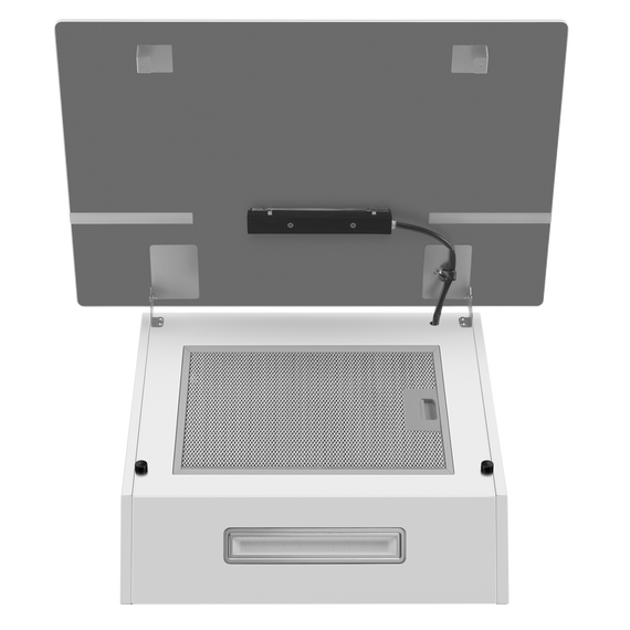 Вытяжка Maunfeld Astro 60 Glass White (белое стекло) - фото 2