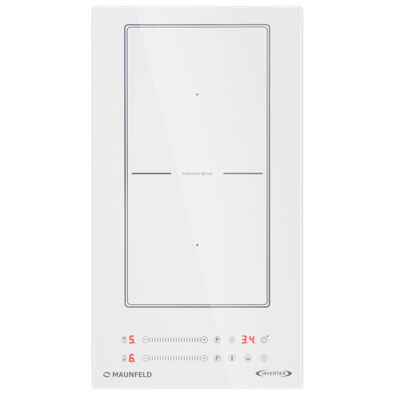 Индукционная варочная поверхность Maunfeld CVI292S2BWH Inverter - фото 