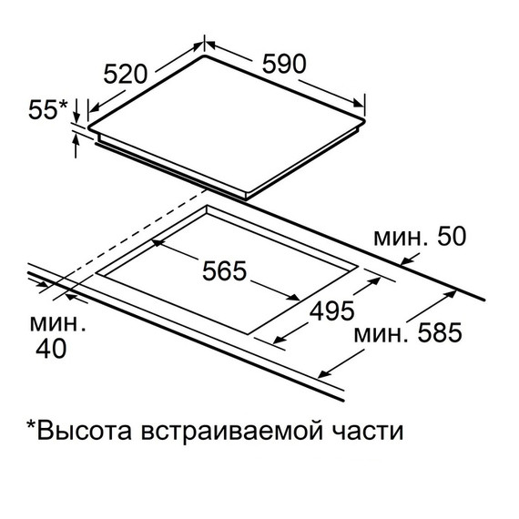 Индукционная варочная поверхность Maunfeld CVI594SB2BGA Inverter - фото 17