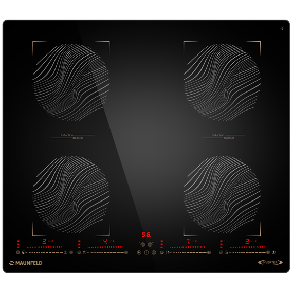Индукционная варочная поверхность Maunfeld CVI594SB2WHF Inverter - фото 