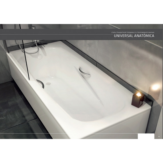 Ванна стальная BLB UNIVERSAL ANATOMICA 150х75 см с ручками - фото, картинка 6 Ванна стальная BLB UNIVERSAL ANATOMICA 150х75 см с ручками - фото 6