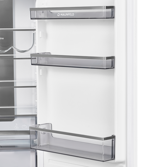 Встраиваемый двухкамерный холодильник Maunfeld MBF17754NFWHGR LUX Inverter - фото 11