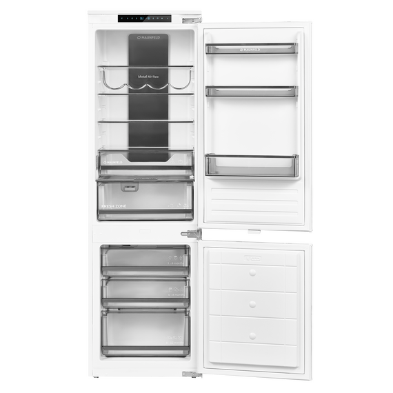 Встраиваемый двухкамерный холодильник Maunfeld MBF17754NFWHGR LUX Inverter - фото 17
