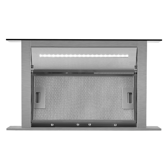 Вытяжка Maunfeld Prestige 90 Inox (чёрное стекло) - фото 9