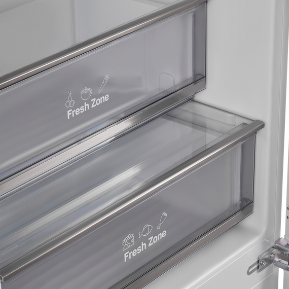 Встраиваемый двухкамерный холодильник Maunfeld MBF19369NFWGR LUX Inverter - фото 9