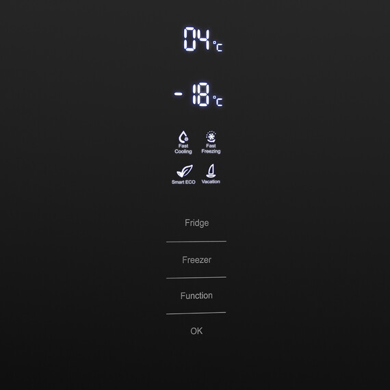 Двухкамерный холодильник Maunfeld MFF200NFB Inverter - фото 4