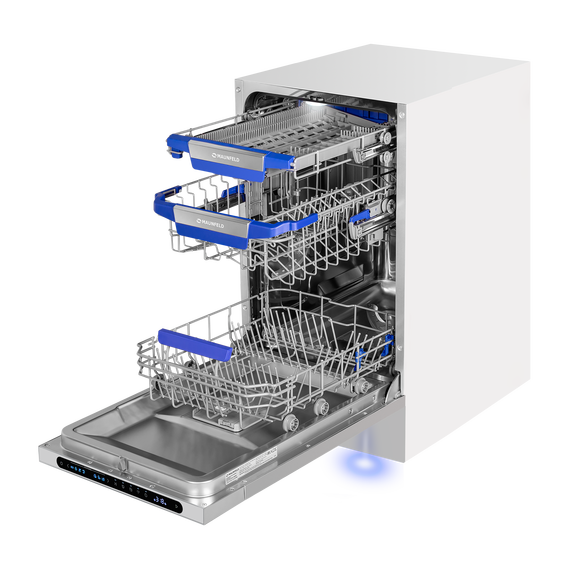 Встраиваемая посудомоечная машина Maunfeld MLP45331T Light Beam Wi-Fi - фото 
