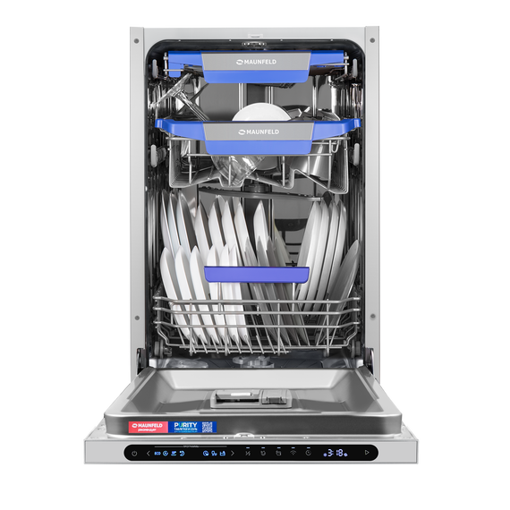 Встраиваемая посудомоечная машина Maunfeld MLP45331T Light Beam Wi-Fi - фото 11
