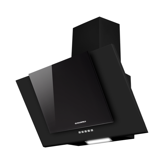 Вытяжка Maunfeld Wind 60 A Black (чёрное стекло) - фото 