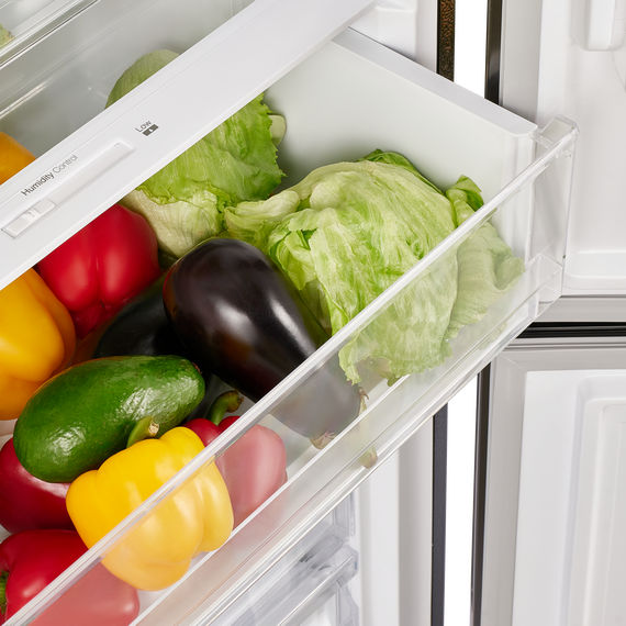 Двухкамерный холодильник Maunfeld MFF200NFSTSE - фото 18