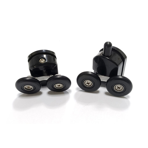 Душевая дверь Abber Schwarzer Diamant 140 см AG30140B5, чёрный/прозрачное - фото 3