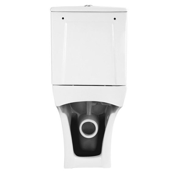 Унитаз-компакт безободковый Azario Mist AZ-45T с быстросъемным сиденьем микролифт (система смыва Торнадо) - фото 11