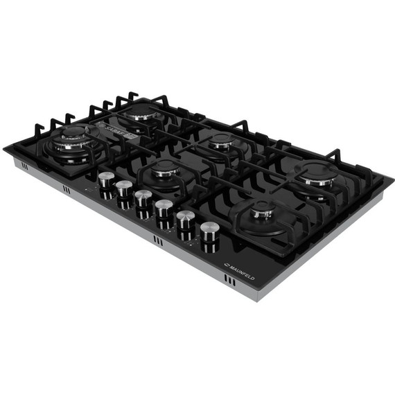 Газовая варочная поверхность Maunfeld EGHG.95.63CB/G (чёрное стекло) - фото 3