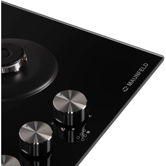 Газовая варочная поверхность Maunfeld EGHG.95.63CB/G (чёрное стекло) - фото 7