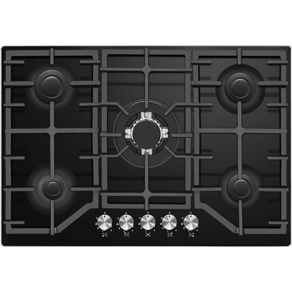 Газовая варочная поверхность Maunfeld EGHG.75.83CB/G (чёрное стекло) - фото 2