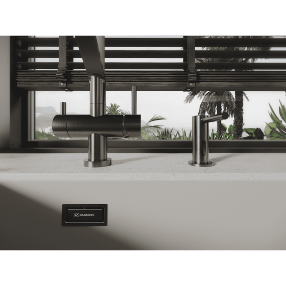 Дозатор для моющего средства сенсорный OM-09 sensor bn 4995099, нержавеющая сталь - фото 3