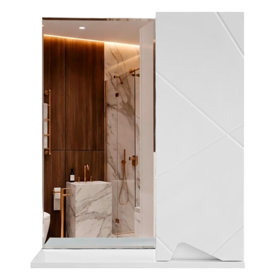 Зеркало-шкаф Loranto Оптимум 50 см R CS00105925 - фото 2