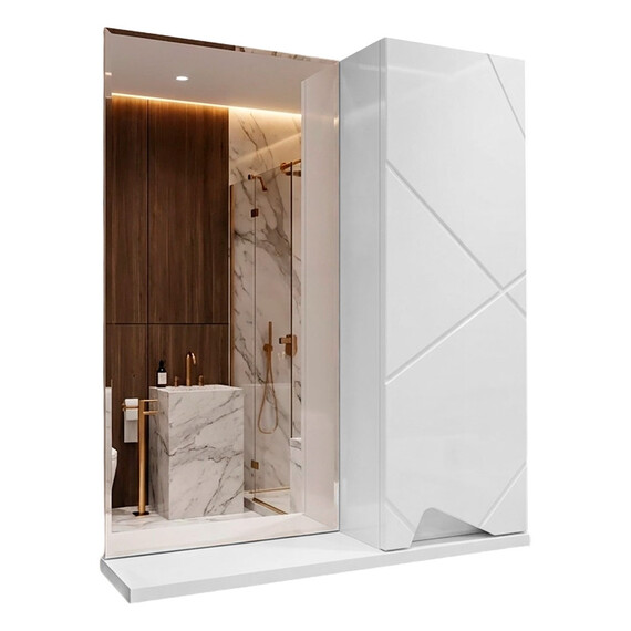 Зеркало-шкаф Loranto Оптимум 50 см R CS00105925 - фото 3